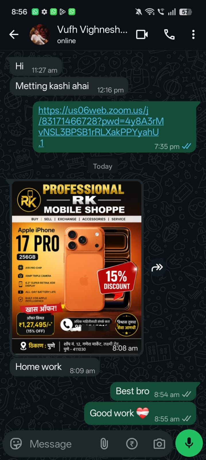 mobile graphices by Vighnesh